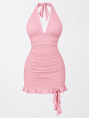 mini dress in Light Yellow