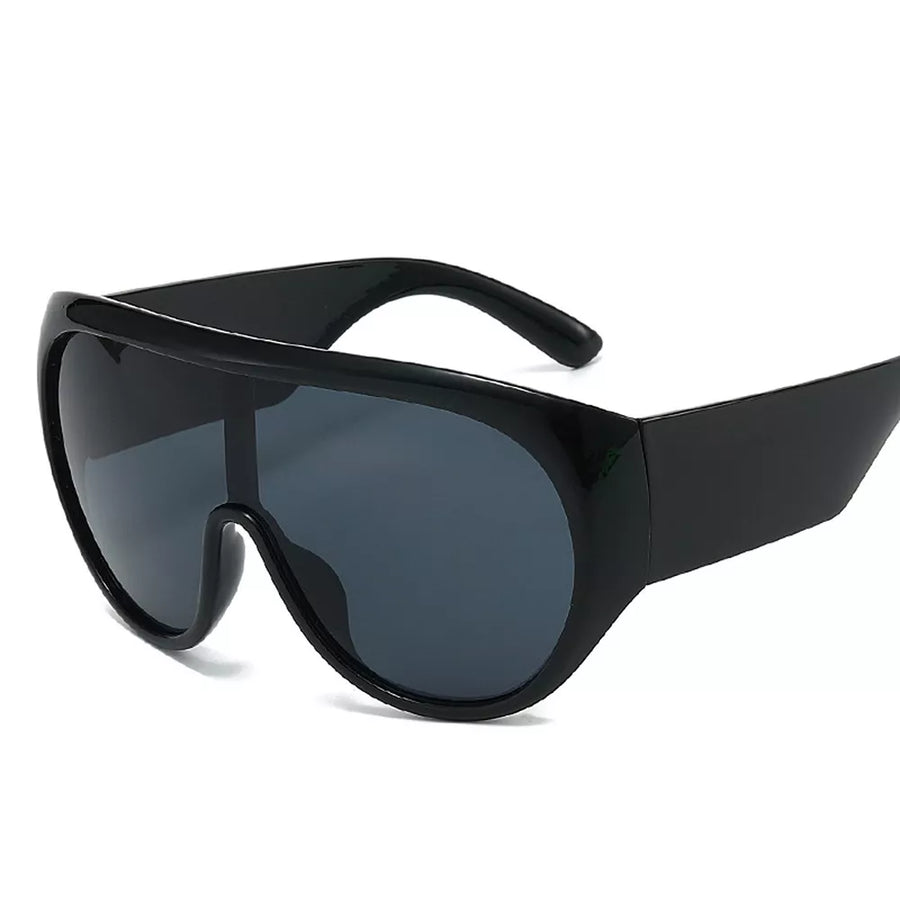 Oversized Tinted Lenses Sunglasses in Tan with UV protection