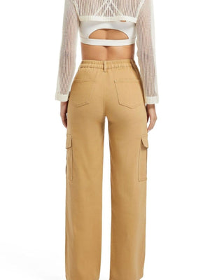 Brown cargo jeans