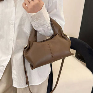 Wine Red Adjustable Strap Crossbody Bag