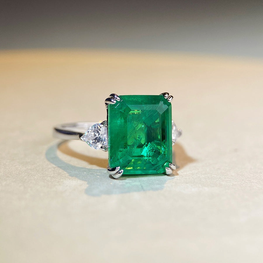 ring featuring geometric in silver with 925 sterling silver,Zircon Care instructions: Avoid wearing during exercise, as
