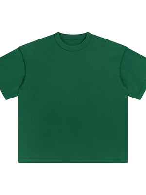 Urban Edge half sleeve tee in dark green with a crew neck.