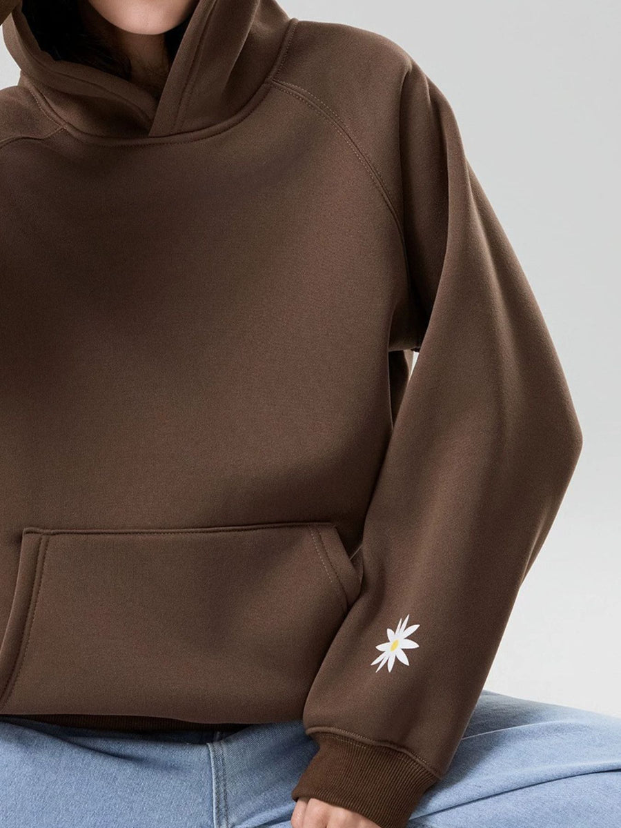 streetwear pullover hoodie in Gray with hooded