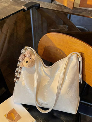 shoulder bag in Beige