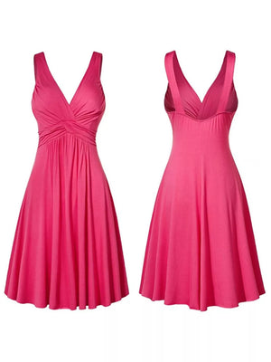 100% polyester Care instructions: Machine wash cold A-line dress in Blue with A-line silhouette