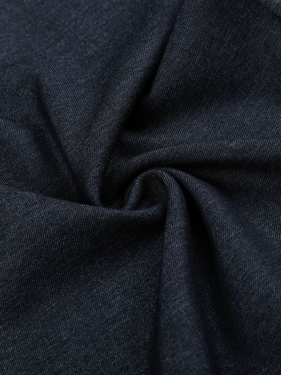 Men's Drawstring Wide-Leg Casual Sweatpants in Blue with drawstring waist