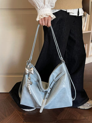Blue handbag