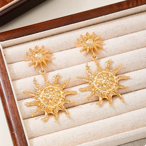 18K Gold-Plated,Alloy Care instructions: Avoid wearing during exercise, as sweat earrings in Gold with straight silhouette