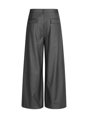 khaki wide-leg pants