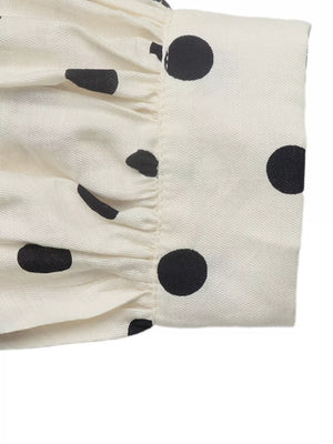 Polka Dot Button-up Shirt option 10