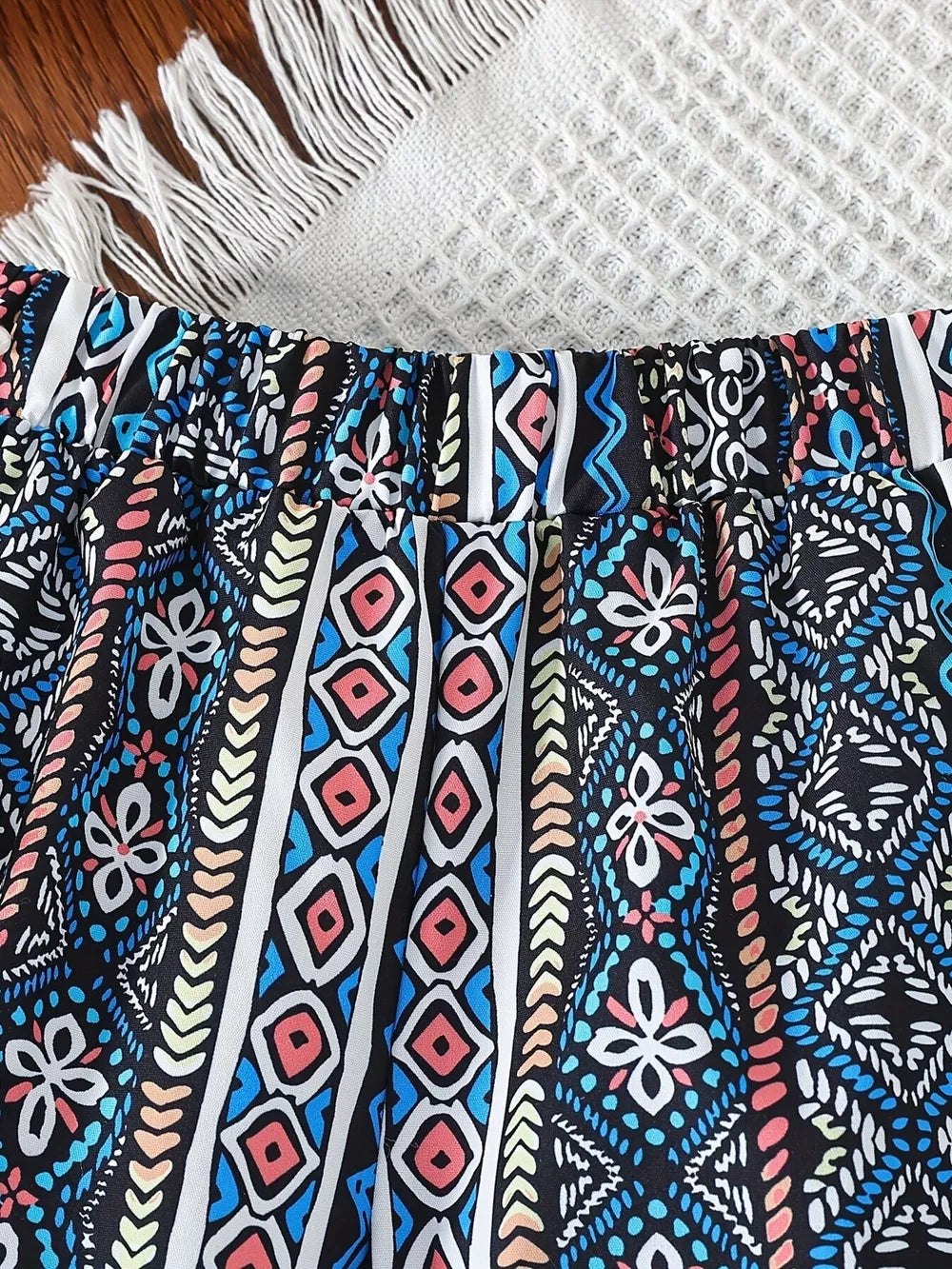Children's Tassel Tank And Pants Set option 4