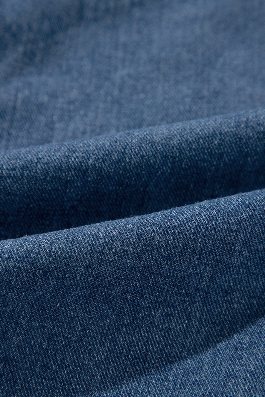Medium Double-Breasted Denim Blazer
