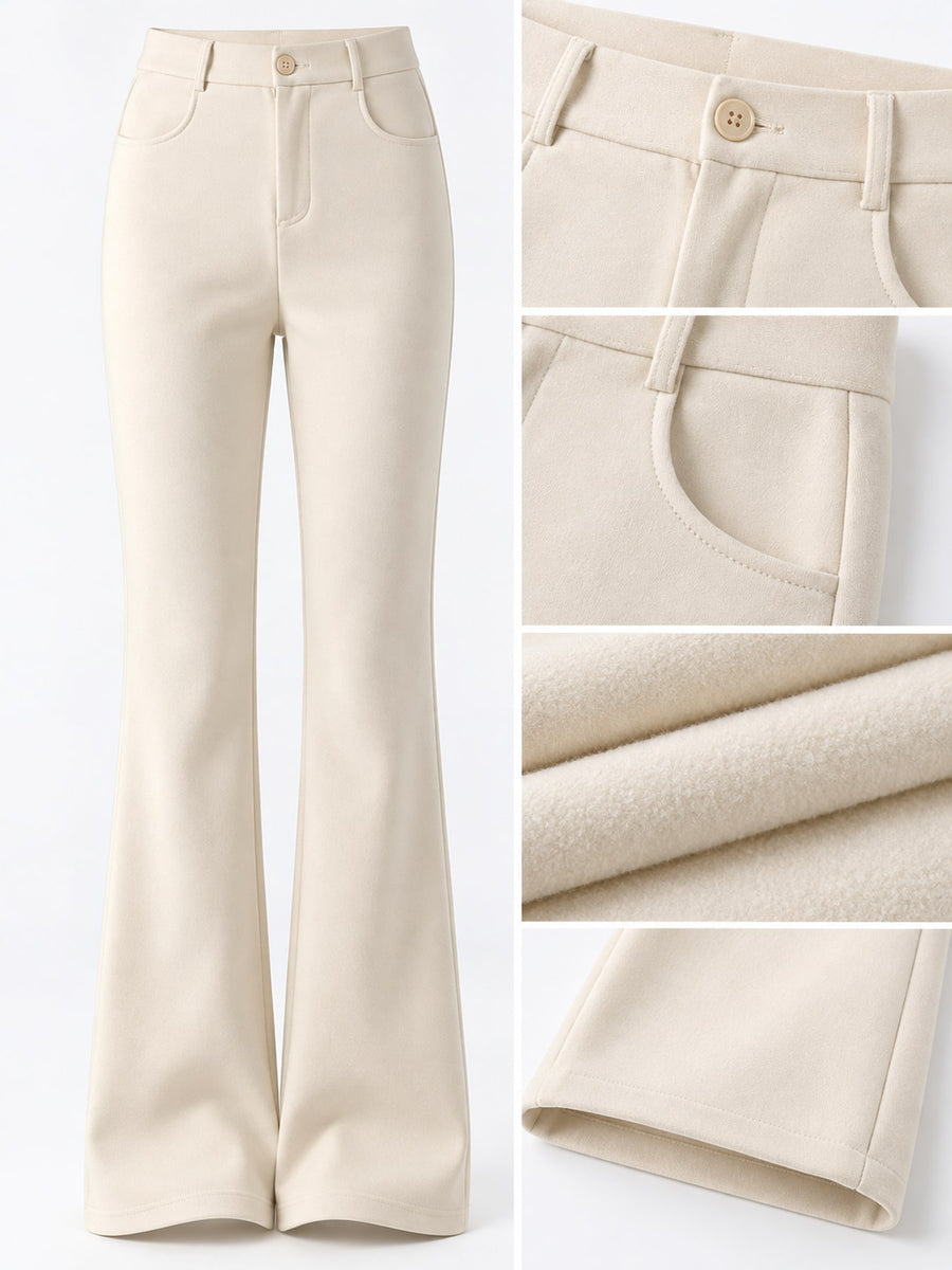 trousers in Apricot-Regular