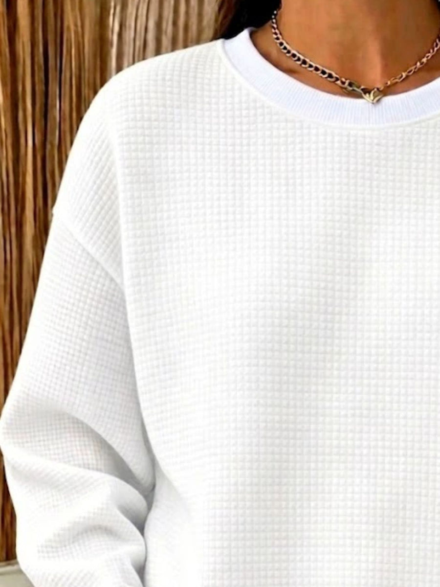 classic sweatshirt in Sage with crew neck
