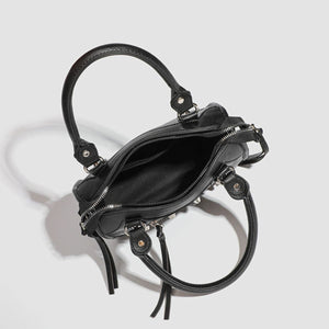 black with crossbody bag with studded 9