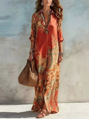 shirt dress featuring ornate print in Light Blue with 100% polyester Care instructions: Machine wash cold texture