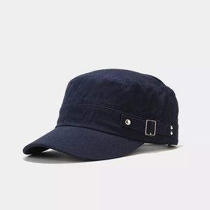 cotton Imported Size &amp cap in Black with fitted silhouette