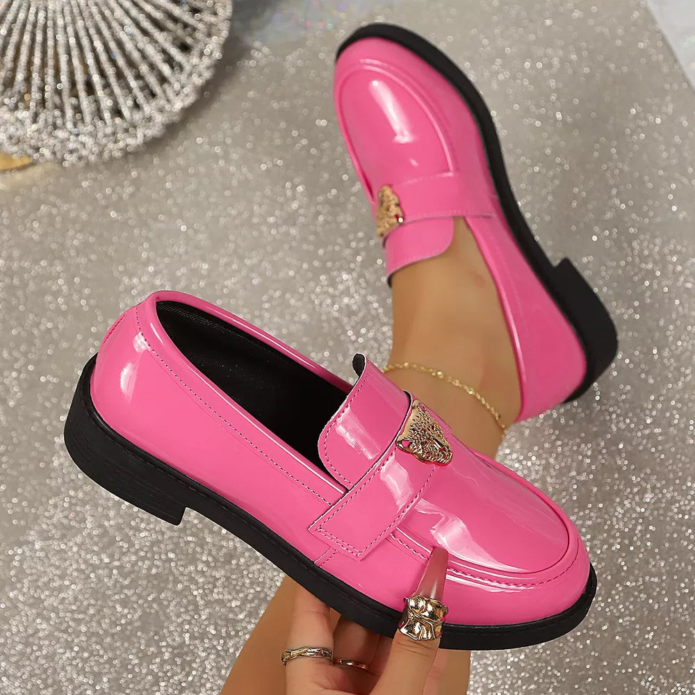 PU Leather, Rubber Imported Size &amp loafers in Burgundy with loafer silhouette