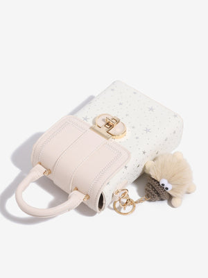 crossbody bag in White with mini and mini