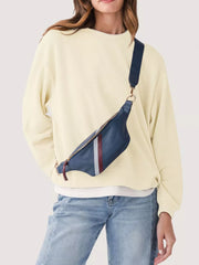 Big Red-spot oversized sweatshirt with crew neck