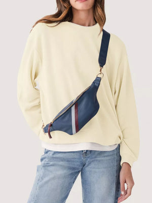 Big Red-spot oversized sweatshirt with crew neck