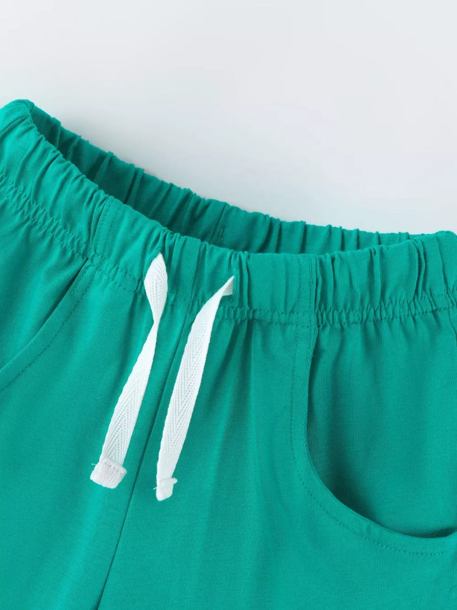 Children's Lizard Round Neck Tee & Shorts Set option 5