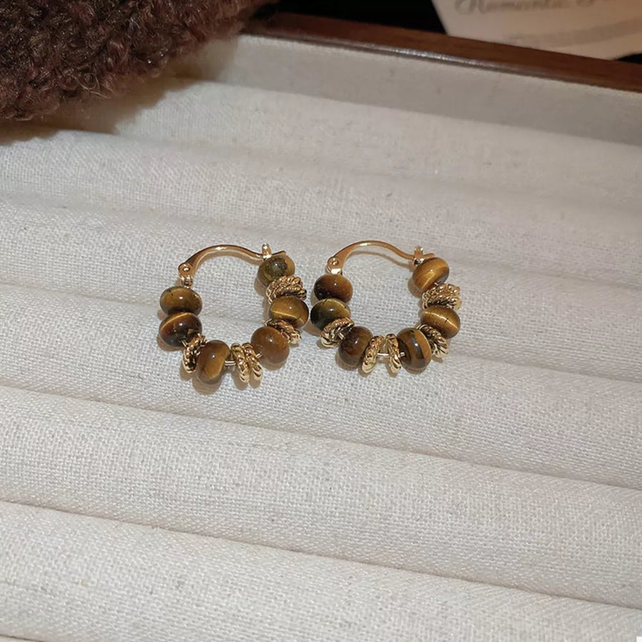 Style A earrings with short and latch back