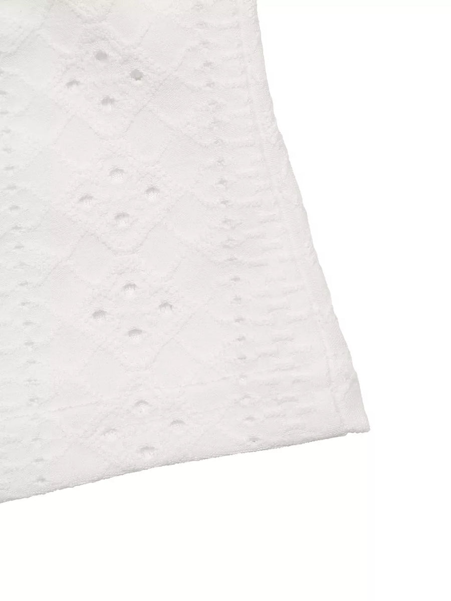 white fitted t-shirt with v-neck