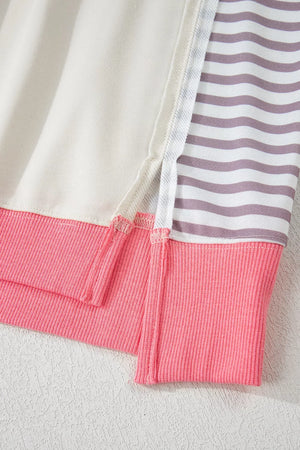 ivory relaxed sweatshirt with crew neck