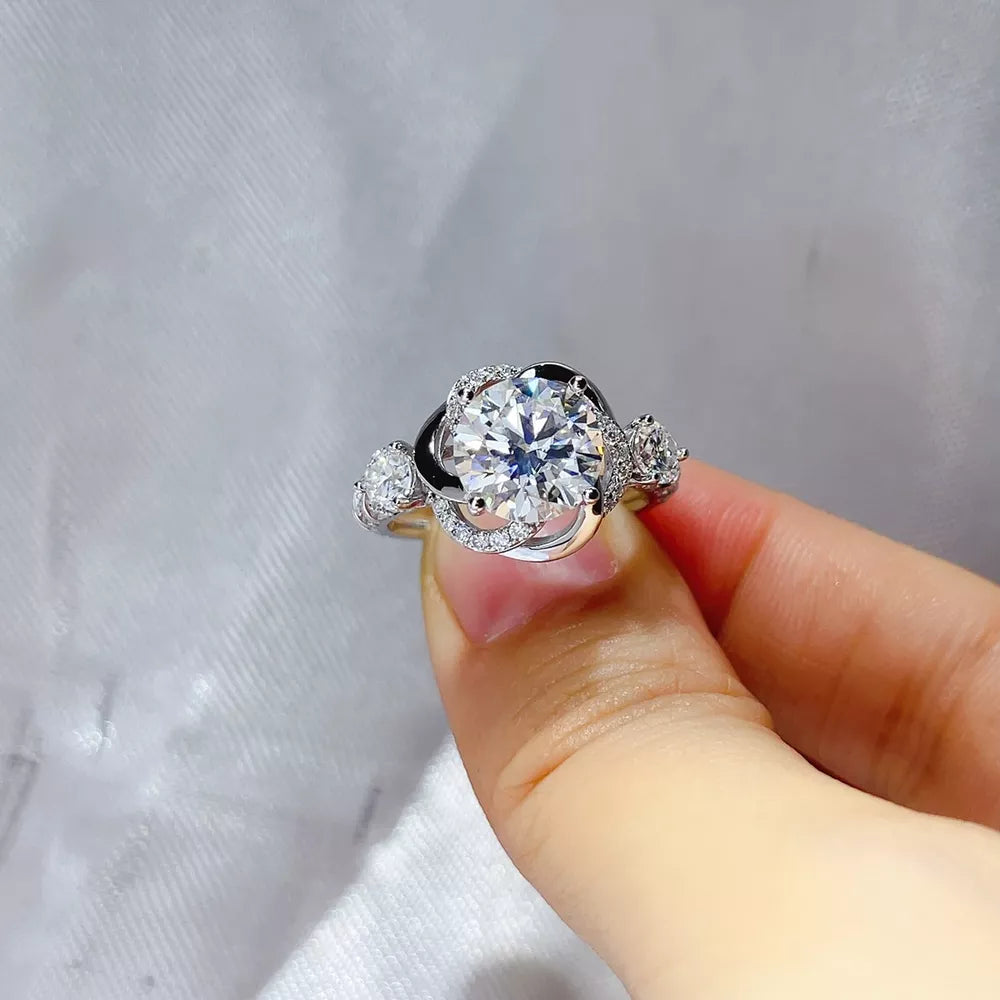 3 Carat 925 Sterling Silver Ring in Silver