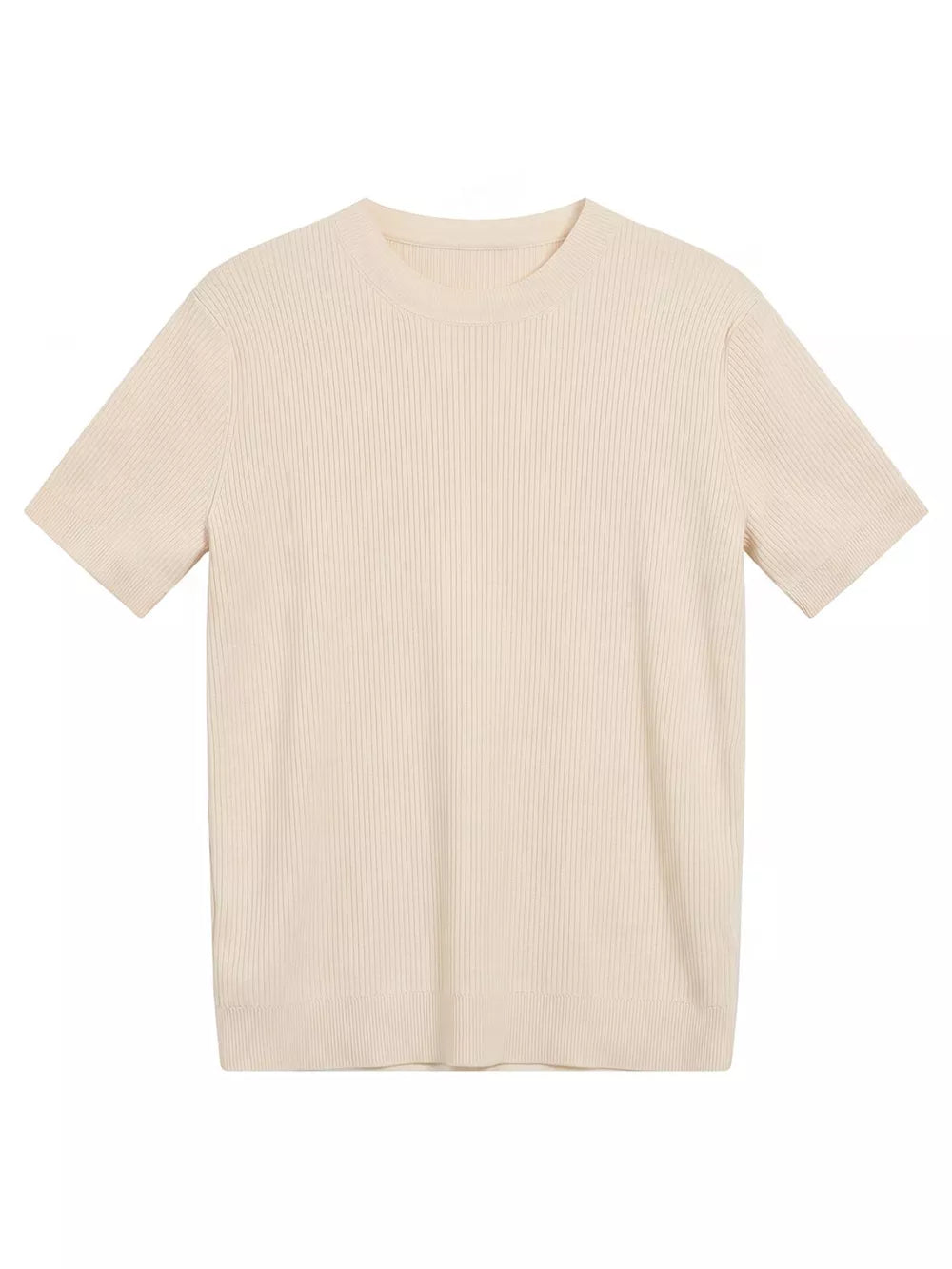 Coffee Color t-shirt with hip-length and pullover