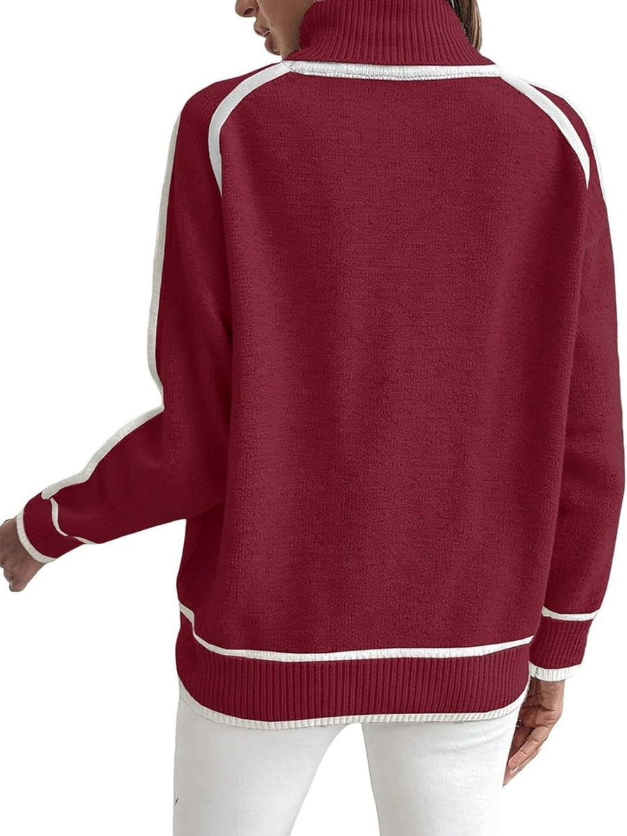 turtleneck sweater in White