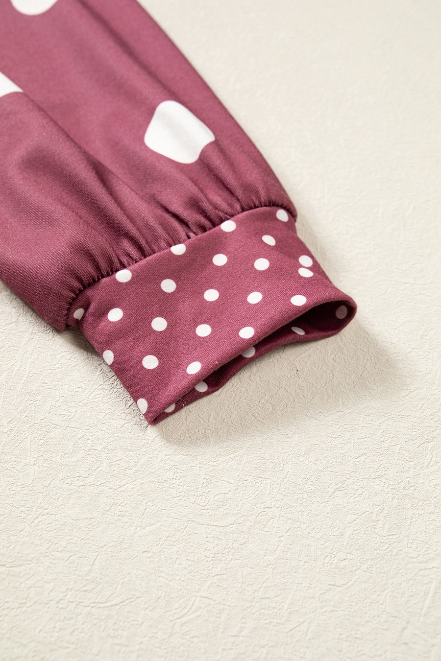 modern sweatshirt in Cerise with crew neck