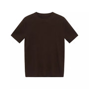 cream t-shirt with pullover and striped
