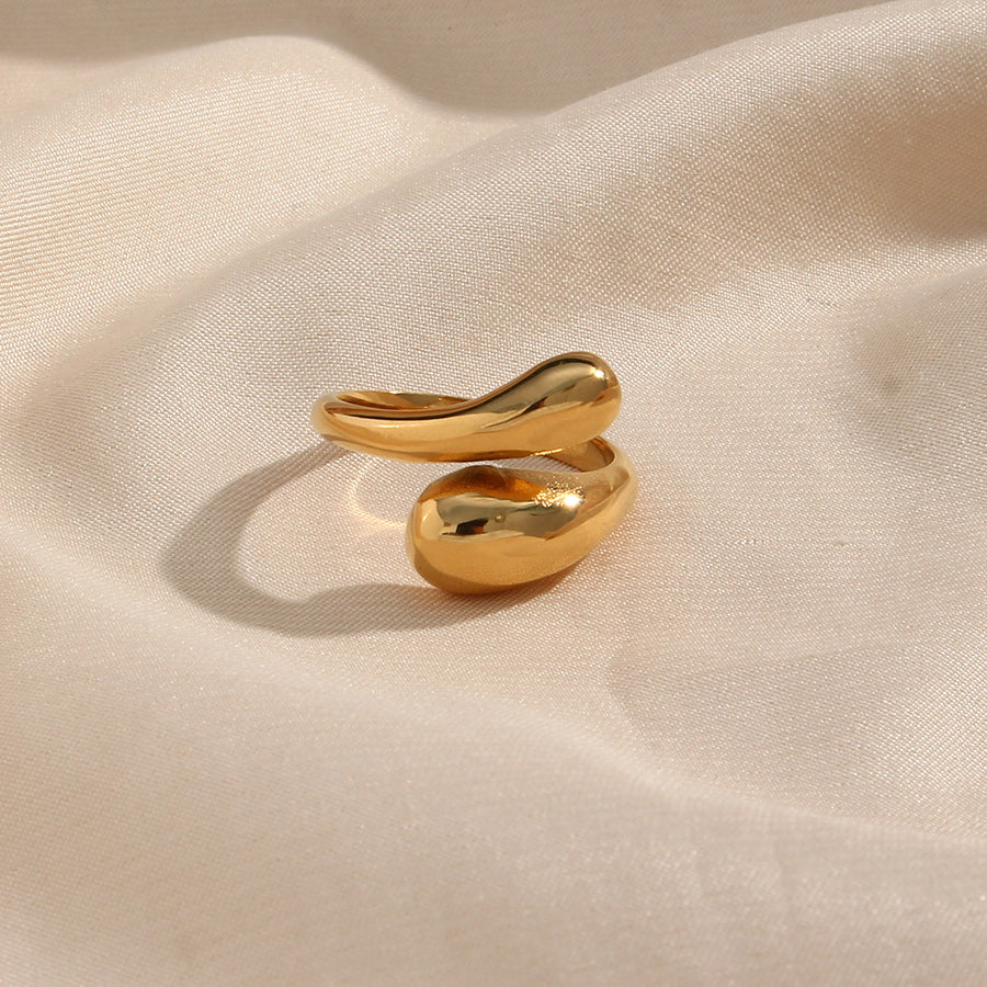 gold with ring with 18K gold-plated