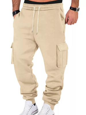 Wine Red joggers with pocketed and null