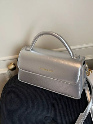 Top Handle Flap Mini Crossbody Bag option 6