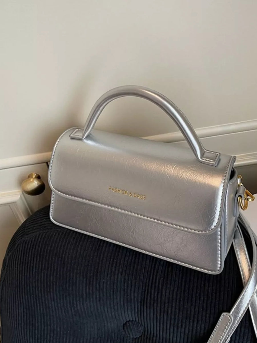 Top Handle Flap Mini Crossbody Bag option 6