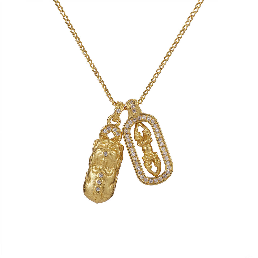 18K Gold-Plated,925 sterling silver,Zircon Care instructions: Avoid wearing duri necklace in Gold with delicate silhouette