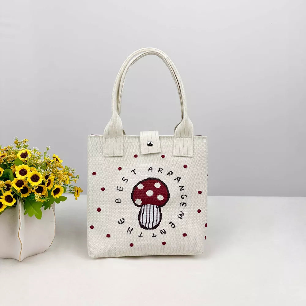 Style B Cartoon Portable Medium Tote Bag