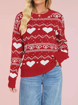 light pink pullover sweater