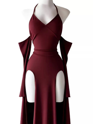 100% polyester Care instructions: Machine wash cold bodycon dress in Black with fitted silhouette
