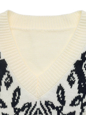 pullover sweater featuring floral in black with 100% acrylic Care instructions: Machine wash cold texture
