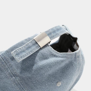 cap in Black with distressed and N/A