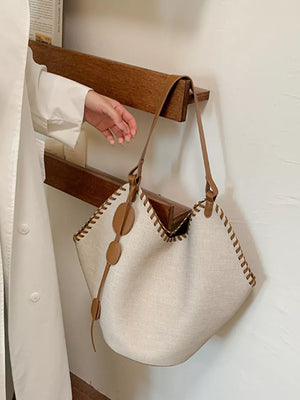 Casual Large Capacity Shoulder Bag in Brown, view 11
