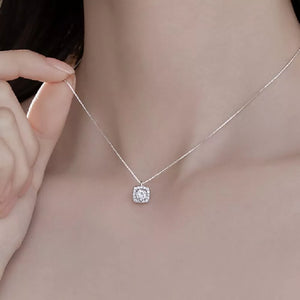 925 sterling silver Care instructions: Avoid wearing during exercise, as sweat w necklace in Silver with slim silhouette