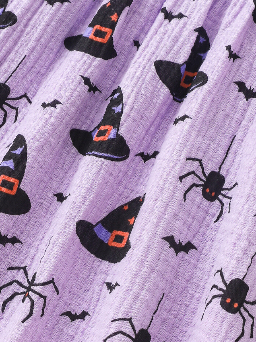 lavender A-line dress with knee-length and pullover