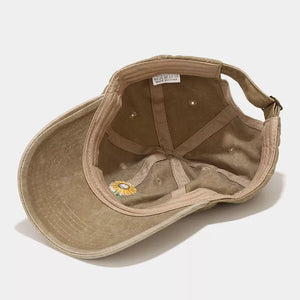casual cap in mustard with not applicable