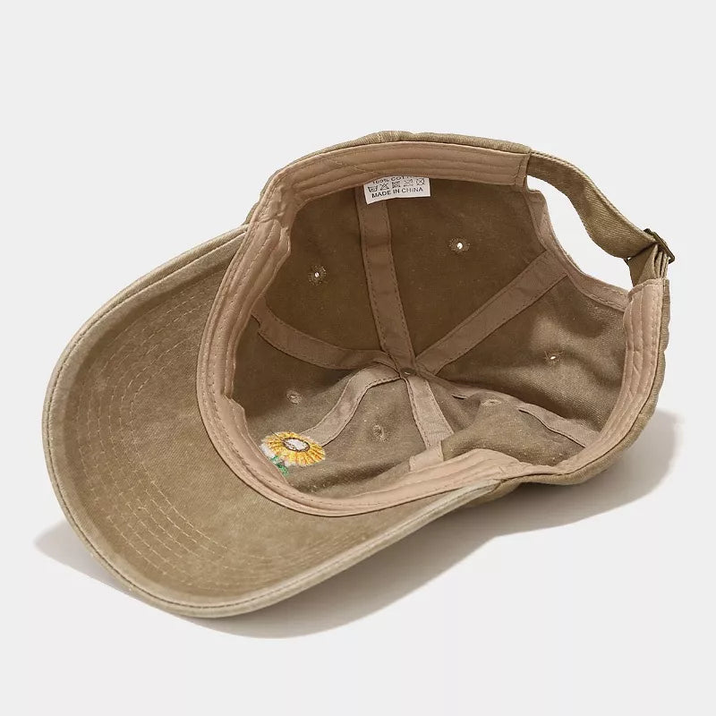 casual cap in mustard with not applicable