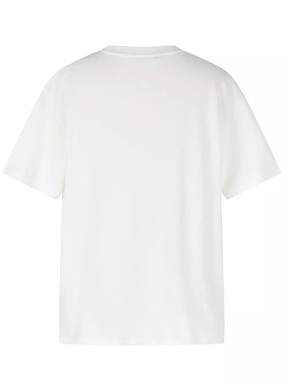 Men's Artistic Graphic Round Neck T-shirt in White